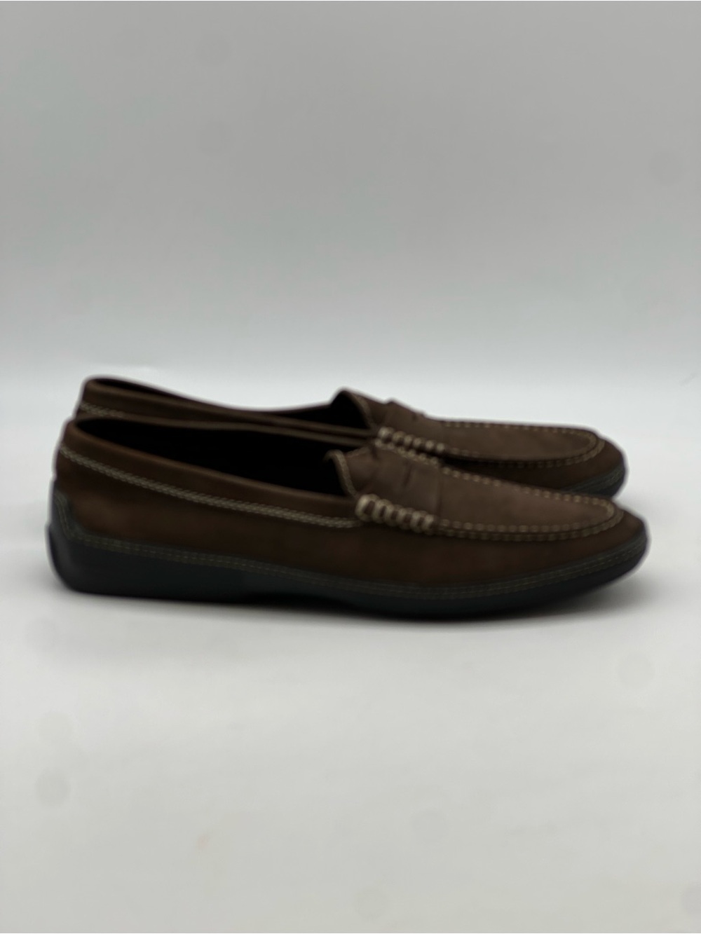 Tod’s Nubuck Leather Penny Loafers. Size 10.5